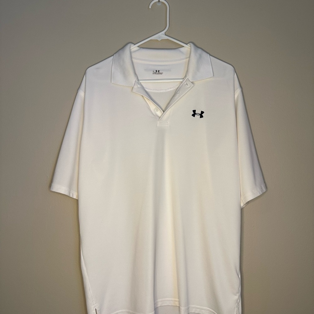 Under Armour Men's White Polo Shirt